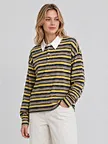private label striped pullover